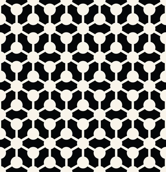Sacred geometry grid graphic deco hexagon pattern — Stock Vector