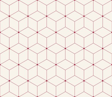 Kutsal geometri kılavuz grafik deco altıgen desen