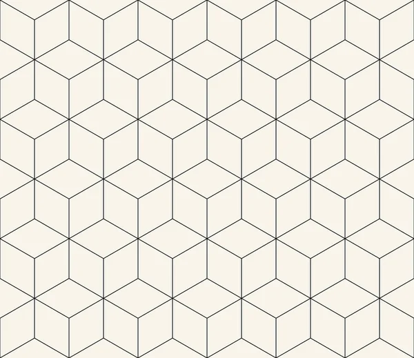 神聖な幾何学グリッド グラフィック デコ六角形パターン — ストックベクタ
