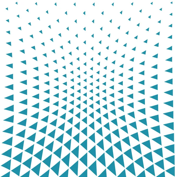 Geometriska Triangel Halvton Minimal Mönster Vektorbakgrund — Stock vektor