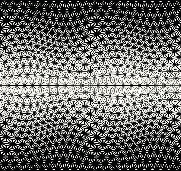 Heilige Geometrie Driehoek Grafische Halftoonpatroon Afdrukken — Stockvector