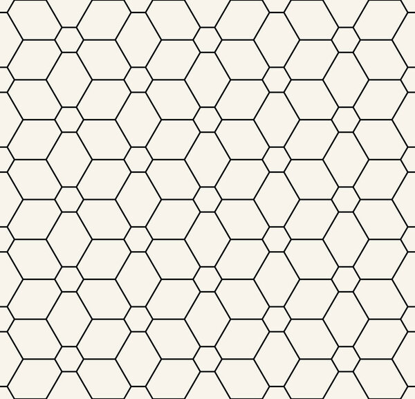 geometric grid graphic deco floral pattern print