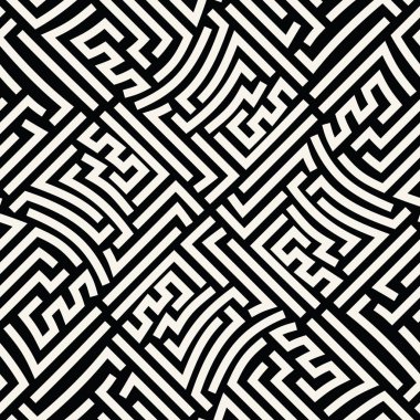 soyut geometrik çizgi grafik labirent desen arka plan