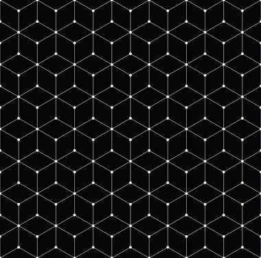 Kutsal geometri kılavuz grafik deco altıgen desen