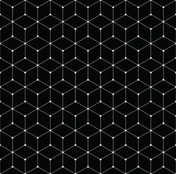 Heilige Geometrie Rasterpatroon Grafische Deco Zeshoek — Stockvector