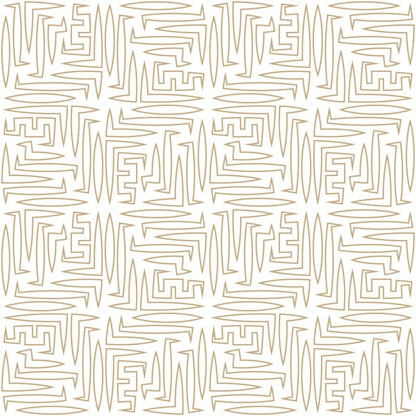 Abstract Geometric Line Graphic Maze Pattern Background — Stock Vector