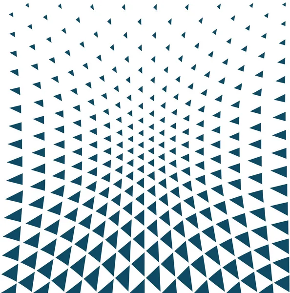 Geometriska Triangel Halvton Minimal Mönster Vektorbakgrund — Stock vektor