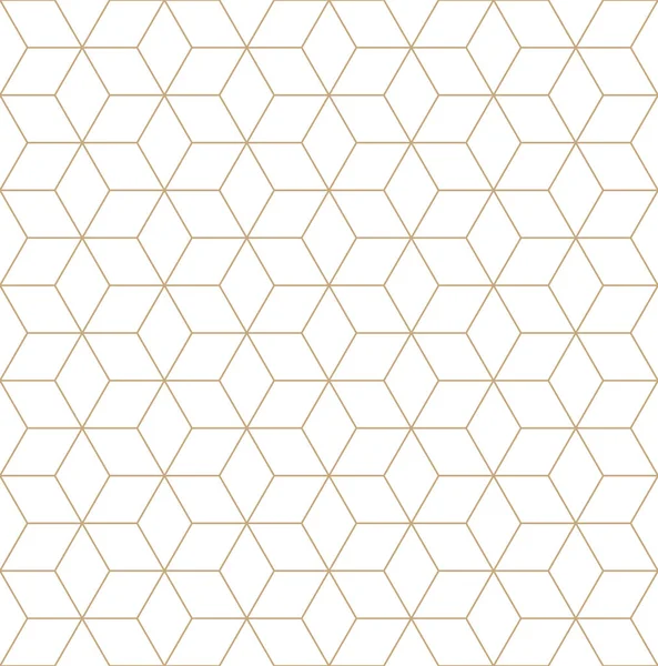 Heilige Geometrie Gitter Grafik Deko Sechseck Muster — Stockvektor