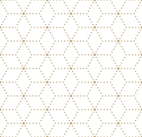 Geometrisches gestricheltes Gitter grafisches Muster drucken — Stockvektor