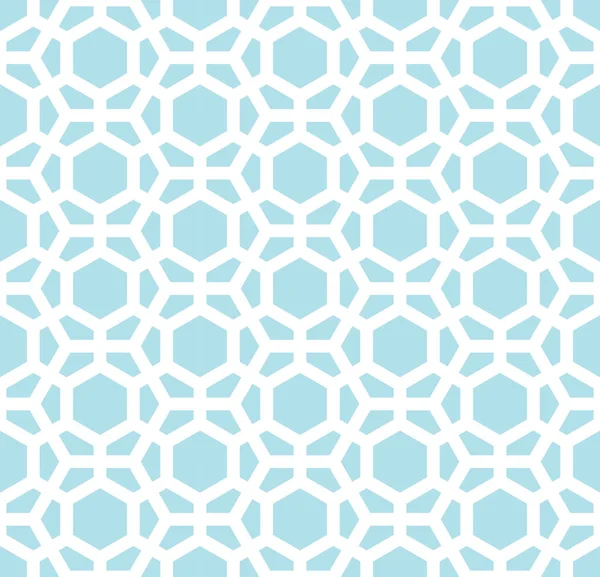 Hexagonale geometrische Linie Raster Muster Vektor Hintergrund — Stockvektor