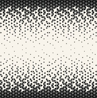 soyut geometrik üçgen noktalı degrade sorunsuz vektör desen