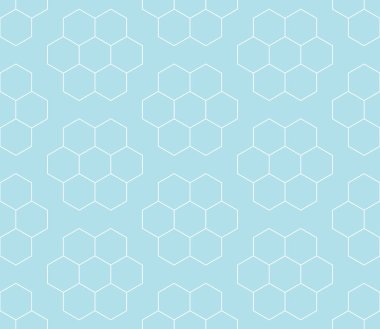 geometrik altıgen sorunsuz vektör desen en az arka plan