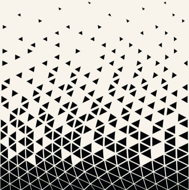 soyut geometrik üçgen noktalı degrade sorunsuz vektör desen