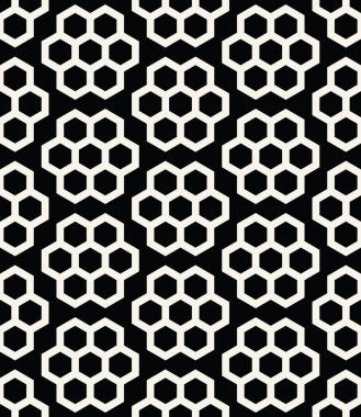 geometrik altıgen sorunsuz vektör desen en az arka plan