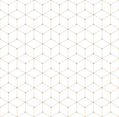 Kutsal geometri kılavuz grafik deco altıgen desen