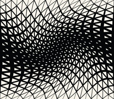 geometrik noktalı degrade üçgen sorunsuz vektör desen