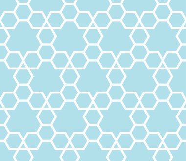 geometrik altıgen sorunsuz vektör ızgara desen arka plan