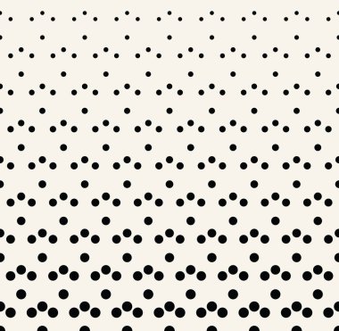 geometrik sorunsuz çiçek yarım ton vektör desen