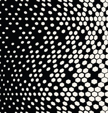 Altıgen noktalı degrade geometrik deco desen arka plan