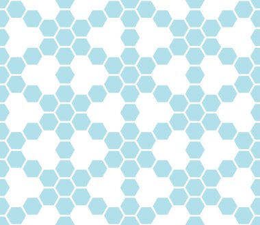 geometrik altıgen sorunsuz vektör ızgara desen arka plan