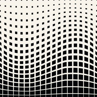 vektör geometrik kare yarı ton desen arka plan
