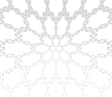 geometrik altıgen sorunsuz vektör üçgen yarı ton desen arka plan