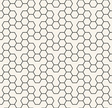 vektör geometrik altıgen Dikişsiz desen arka plan