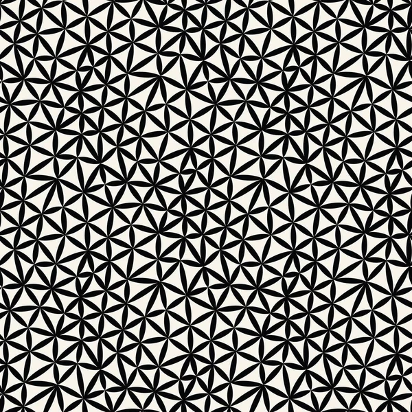 Abstrakte florale minimale geometrische Gittermuster Hintergrund — Stockvektor
