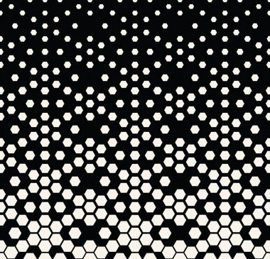 Altıgen noktalı degrade geometrik deco desen arka plan