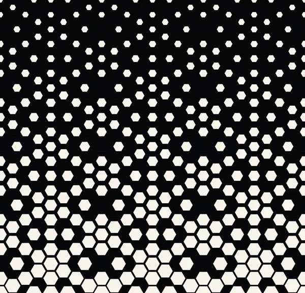 Hexagon halbtonverlauf geometrisches deko-muster hintergrund — Stockvektor