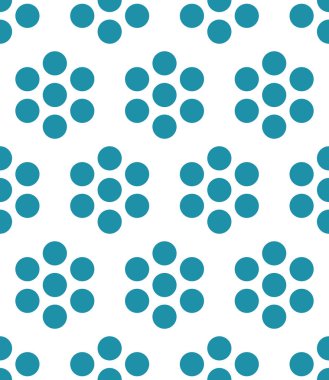 soyut geometrik sorunsuz çiçek desenli vektör