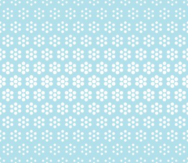 geometrik sorunsuz çiçek yarım ton vektör desen