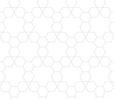 geometrik altıgen sorunsuz vektör ızgara desen arka plan