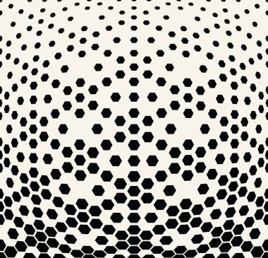 Altıgen noktalı degrade geometrik deco desen arka plan