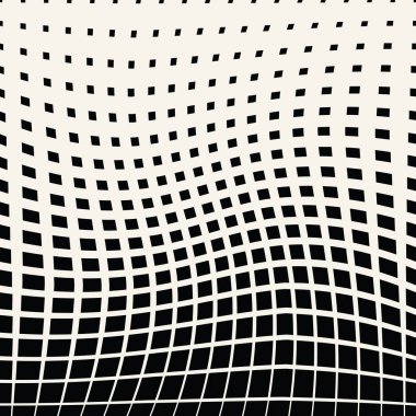 vektör geometrik kare yarı ton desen arka plan