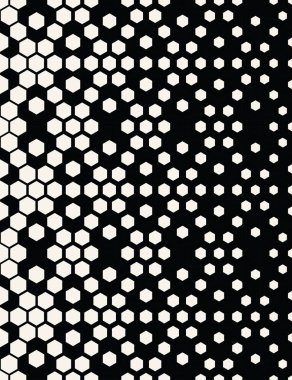 Altıgen noktalı degrade geometrik deco desen arka plan