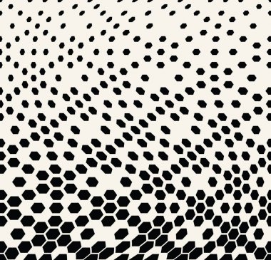 Altıgen noktalı degrade geometrik deco desen arka plan