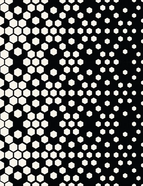 Hexagon halftone gradient geometric deco pattern background — стоковый вектор