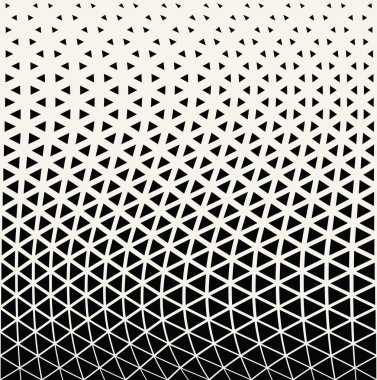 Soyut geometrik üçgen noktalı degrade vektör desen
