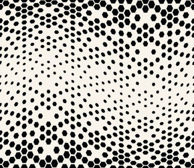 Altıgen noktalı degrade geometrik deco desen arka plan