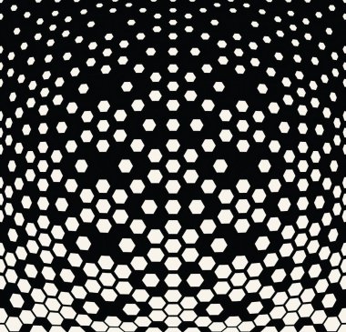 Altıgen noktalı degrade geometrik deco desen arka plan