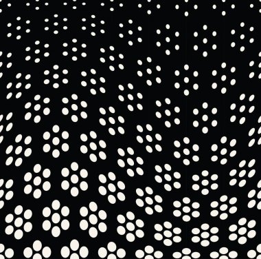 geometrik sorunsuz çiçek yarım ton vektör desen