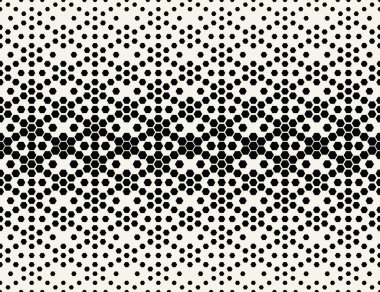 Altıgen noktalı degrade geometrik deco desen arka plan