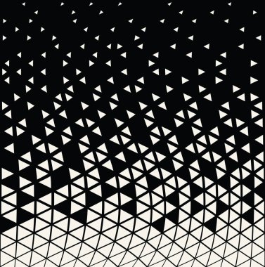 soyut geometrik üçgen noktalı degrade sorunsuz vektör desen