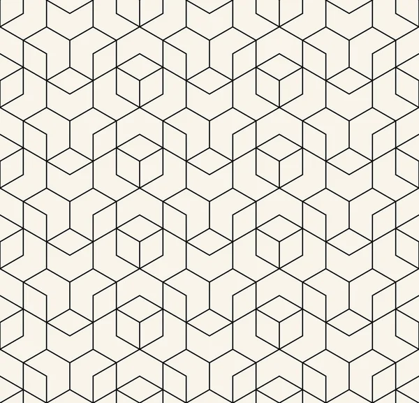kesintisiz geometrik çizgi kılavuz vektör küpleri deseni