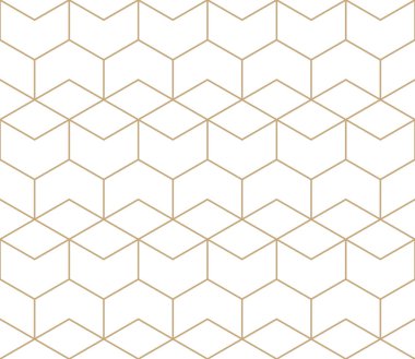 kesintisiz geometrik çizgi kılavuz vektör altıgen deseni