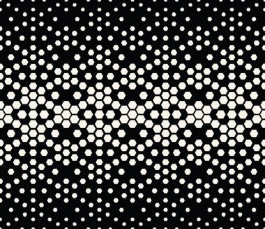 Altıgen noktalı degrade geometrik deco desen arka plan