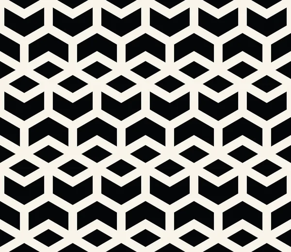 Motif hexagonal vecteur de grille de ligne géométrique sans couture — Image vectorielle