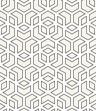 kesintisiz geometrik en az grafik tasarım küpleri desen