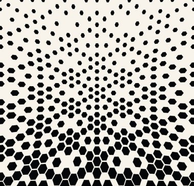 Altıgen noktalı degrade geometrik deco desen arka plan